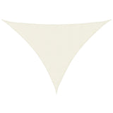Parasole a Vela Oxford Triangolare 3x4x4 m Crema