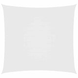 Parasole a Vela in Tela Oxford Quadrata 6x6 m Bianco