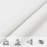 Parasole a Vela in Tela Oxford Quadrata 6x6 m Bianco