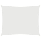 Parasole a Vela in Tessuto Oxford Rettangolare 2x3 m Bianco