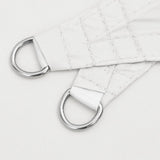 Parasole a Vela Oxford Triangolare 4,5x4,5x4,5 m Bianco