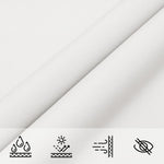Parasole a Vela Oxford Triangolare 4,5x4,5x4,5 m Bianco