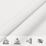 Parasole a Vela Oxford Triangolare 4,5x4,5x4,5 m Bianco