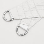 Parasole a Vela Oxford Triangolare 4x5x5 m Bianco