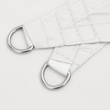 Parasole a Vela Oxford Triangolare 4x5x5 m Bianco