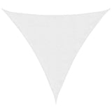 Parasole a Vela Oxford Triangolare 5x5x5 m Bianco