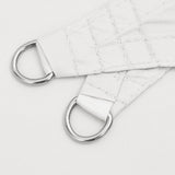 Parasole a Vela Oxford Triangolare 5x5x5 m Bianco