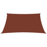 Parasole a Vela Oxford Rettangolare 3x4 m Terracotta