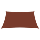 Parasole a Vela Oxford Rettangolare 3x4 m Terracotta