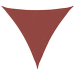 Parasole a Vela Oxford Triangolare 4,5x4,5x4,5 m Terracotta