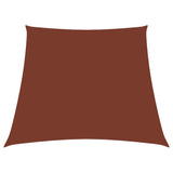 Parasole a Vela in Tela Oxford a Trapezio 3/4x3 m Terracotta