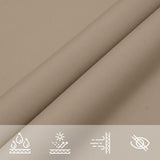Parasole a Vela Oxford Triangolare 5x5x5 m Grigio Talpa