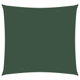 Vela Parasole in Tela Oxford Quadrata 4x4 m Verde Scuro