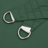 Parasole a Vela Oxford Rettangolare 4x5 m Verde Scuro