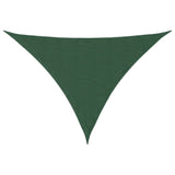 Parasole a Vela Oxford Triangolare 2,5x2,5x3,5 m Verde Scuro