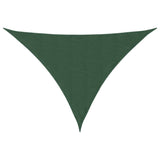 Parasole a Vela Oxford Triangolare 5x5x6 m Verde Scuro