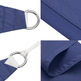 Parasole a Vela in Tela Oxford Quadrata 6x6 m Blu
