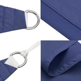 Parasole a Vela Oxford Rettangolare 2x3,5 m Grigio Talpa