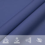 Parasole a Vela Oxford Rettangolare 3x4 m Blu