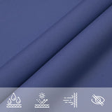 Parasole a Vela Oxford Rettangolare 3x4 m Blu