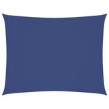 Parasole a Vela Tessuto Oxford Rettangolare 5x7 m Blu
