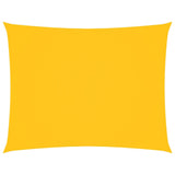 Parasole a Vela in Oxford Rettangolare 4x6 m Gialla