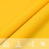 Parasole a Vela Oxford Rettangolare 5x6 m Gialla