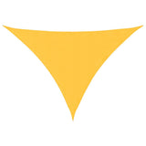 Parasole a Vela Oxford Triangolare 4x5x6,4 m Giallo
