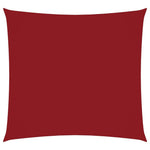 Vela Parasole in Tela Oxford Quadrata 2x2 m Rossa