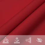 Vela Parasole in Tela Oxford Quadrata 2x2 m Rossa
