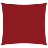 Vela Parasole in Tela Oxford Quadrata 4x4 m Rossa