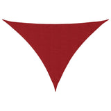 Parasole a Vela Oxford Triangolare 5x7x7 m Rosso