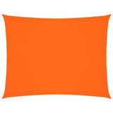 Parasole a Vela Tessuto Oxford Rettangolare 5x7m Arancione