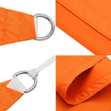 Parasole a Vela Oxford Triangolare 3x4x4 m Arancione