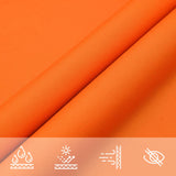 Parasole a Vela Oxford Triangolare 3x4x4 m Arancione