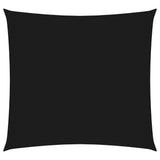 Vela Parasole in Tela Oxford Quadrata 3,6x3,6 m Nera