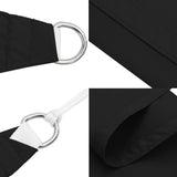 Parasole a Vela Oxford Rettangolare 2x3 m Nero