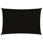 Parasole a Vela Oxford Rettangolare 2x4 m Nero