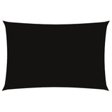 Parasole a Vela Oxford Rettangolare 2x4 m Nero