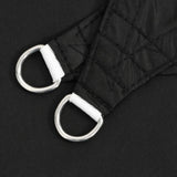 Parasole a Vela in Tessuto Oxford Triangolare 6x6x6 m Nero