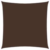 Parasole a Vela in Tela Oxford Quadrato 4,5x4,5 m Marrone