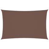 Parasole a Vela Oxford Rettangolare 2x4,5 m Marrone