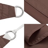 Parasole a Vela Oxford Rettangolare 2x4,5 m Marrone