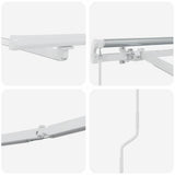 Struttura della tenda Bianco 350 x 250 cm Alluminio
