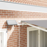 Tenda da Sole con Bianco 3,5 x 2,5 m Metallo