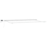 Tenda da Sole con Bianco 6 x 3 m Metallo