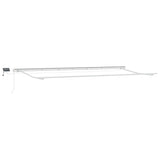 Tenda da Sole con Bianco 6 x 3 m Metallo