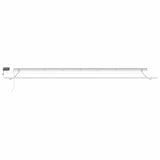 Tenda da Sole con Bianco 6 x 3 m Metallo