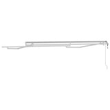 Struttura della tenda Bianco 350 x 250 cm Alluminio