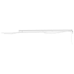 Tenda da Sole Bianco 4  3,5 m Metallo